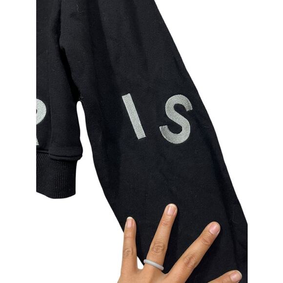 BLVCK Black Bold Cropped Hoodie / Size-Small - Picture 8 of 16